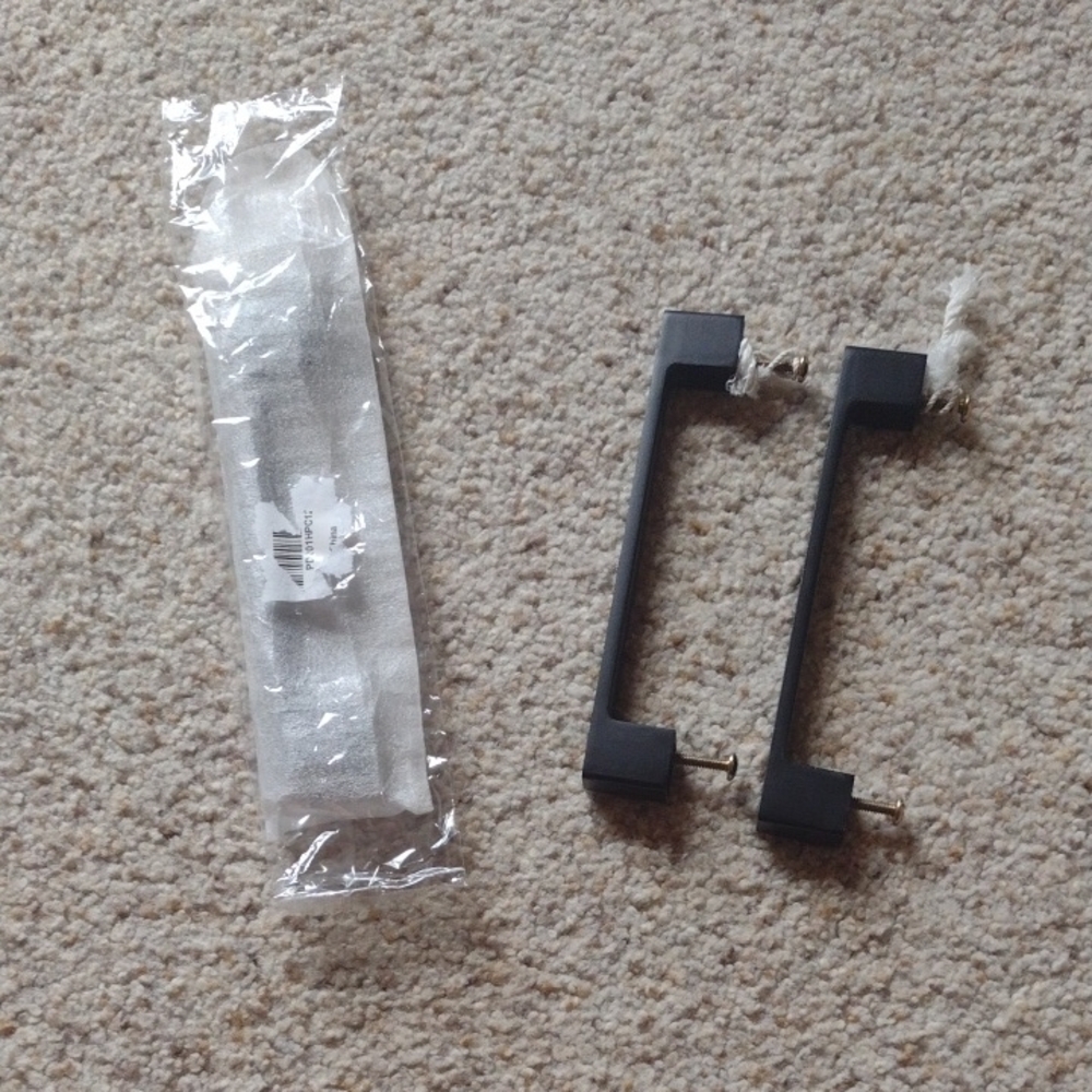 10 Black Cabinet Handles